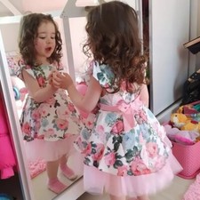 Floral Print Baby Dress