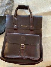 Dr. Martens Backpack Rucksack Bag Deep Cherry Red Leather