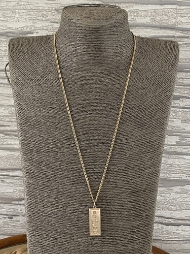 Vintage 9ct gold - gold, pendant