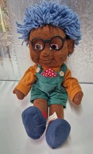 Vintage Ragdoll Tots TV Tom Bendysoft Plush Doll Toy Velvet Face 16” NEEDS TLC