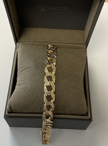 9ct gold curb link - curb,