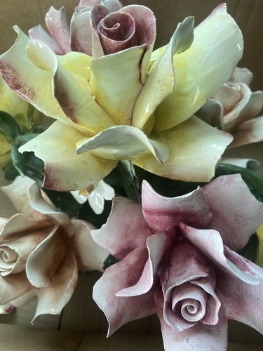 Vintage capodimonte porcelain - vintage,