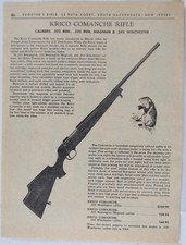 Vintage 1965 KRICO Comanche Rifle Print Ad