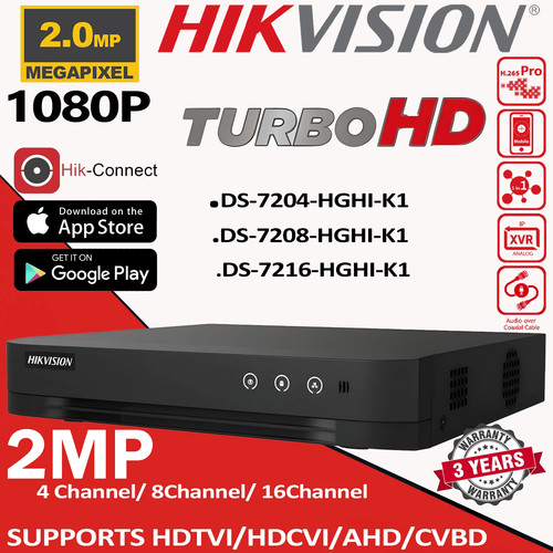 Hikvision 2mp dvr 16 - hikvision,