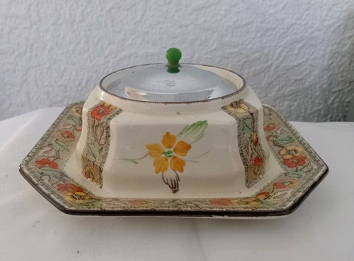 Art deco coronet - coronet, lidded