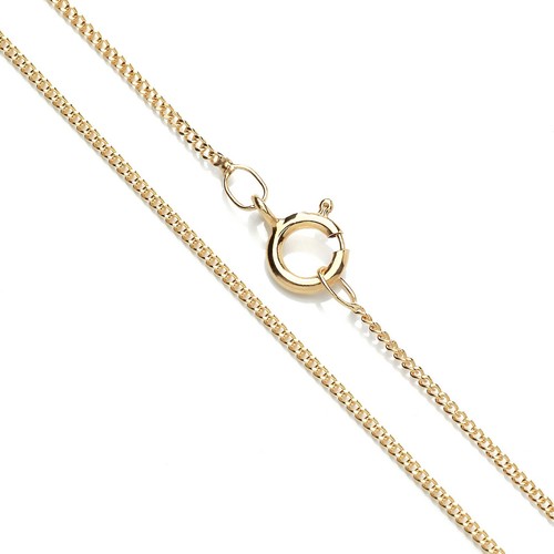 9ct yellow gold curb - 9ct, chain