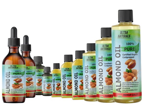 Sweet almond oil - organic, cold