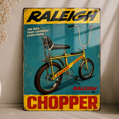 Raleigh chopper retro metal - chopper,