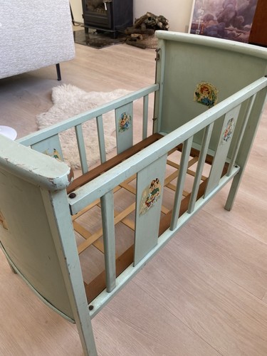 Antique crib cradle - antique, cot
