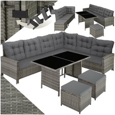 Corner Sofa Garden Furniture Table and Chairs Rattan Set Outdoor Metal Bistro
