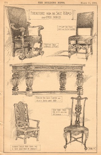 Furniture 17c chair - 17c,