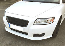 MESH Sport Grill Grille GLOSSY BLACK ABS for VOLVO S40 V50 2008 - 2012 FACELIFT