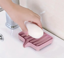 Creative Soap Holder Dispenser Tray Dish Bathroom Storage UK