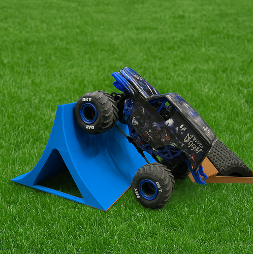 Car jump ramp rc stunt - rc,