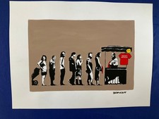 BANKSY - painting drawing 11.8