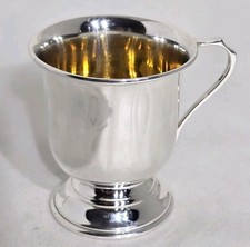 Antique Sterling silver Mug / Christening Cup. Birmingham 1989. By W W 