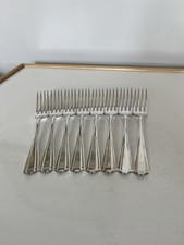 UNBOXED SET OF 8 SILVER PLATED