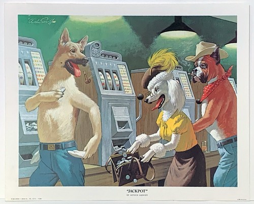 Arthur kaplan jackpot - print, by