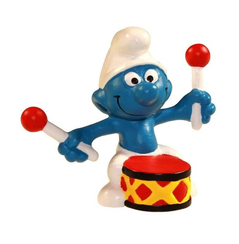 Drummer smurf schleich the - drummer,