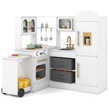 COSTWAY Corner Kitchen Playset
