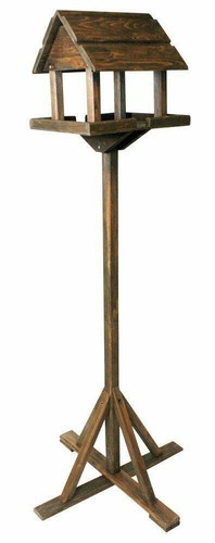 Premium wooden bird table - wooden,