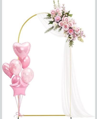 6ft metal arch backdrop - metal,