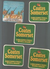 10 x COATES Cider Beermats /
