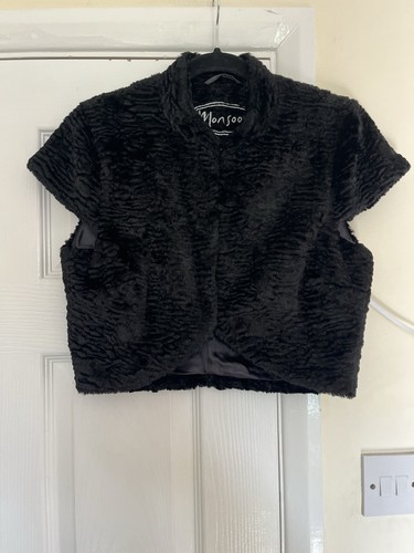 Monsoon black faux - monsoon,
