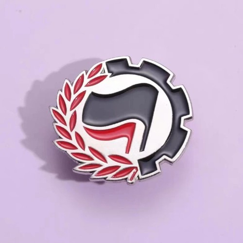 Antifa enamel pin badge - badge,
