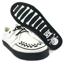 Men's/Unisex TUK White Creeper Sneaker, size 8. New in box!