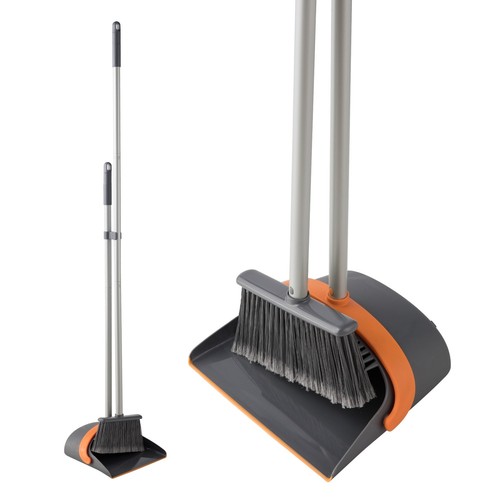 Long handled dustpan and brush - long,