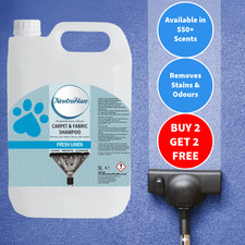 Pet Safe Carpet & Fabric Shampoo 5L - Eliminates Odours & Stains