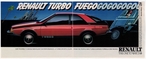 1983 renault fuego turbo - renault,