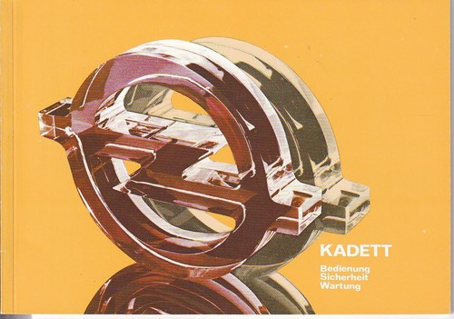 Opel kadett operating - opel,