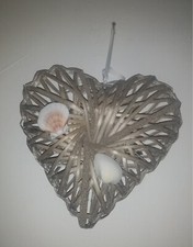 Large Beach Wicker Heart