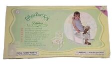 Cabbage Patch Kids 2005 White Flower Print Wooden Rocking Chair Vault Toy Co.