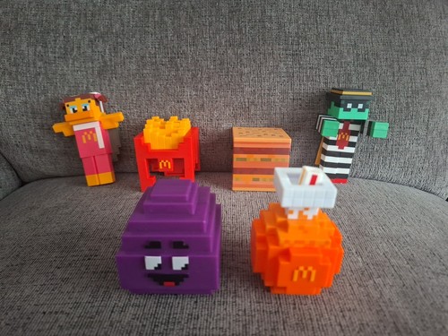Minecraft mcdonalds toys - mcdonalds,