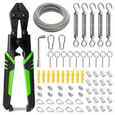 70PCS Wire Rope Kit, 30m 3mm