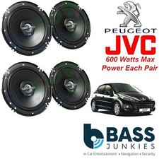 Peugeot 207 06-12 JVC 6.5 Inch 1200 Watts 2 Way Front & Rear 5 Door Car Speakers