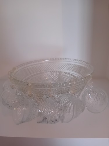 Vintage punch bowl - vintage,