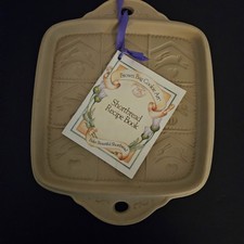 Brown Bag Cookie Art Shortbread Mold Bunny Rabbits Recipes 1993 Square Shape