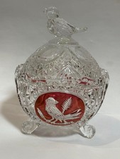 HOFBAUER Bonbonniere accessory case sugar pot bird lid