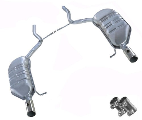 Pair rear exhaust - exhaust, mufflers