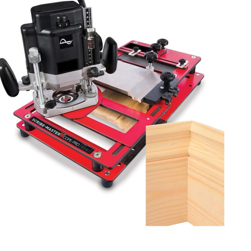 Skirting board coping jig - board,