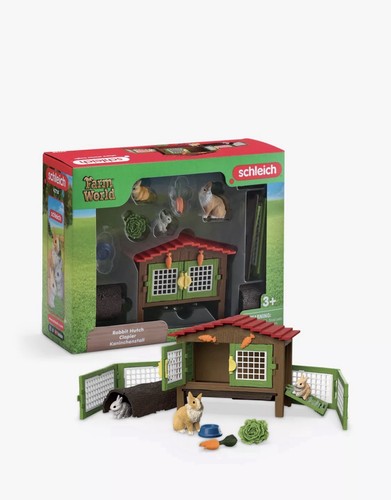 Schleich rabbit hutch playset - hutch,
