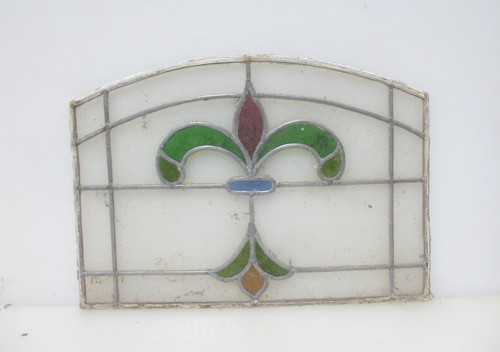 Antique stained glass - antique, window