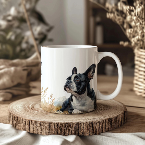 Boston terrier 11oz ceramic - boston,