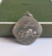 Vintage Georg Jensen Double-Sided Silver St. Christopher Pendant – GJ Ltd Mark