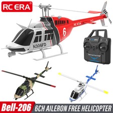 RC ERA Bell-206 RC Helicopter 1:33 C138 6CH 6-axis Gyro Optical Flow Positioning