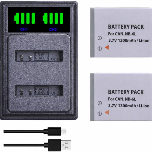 Battery charger for canon - for,
